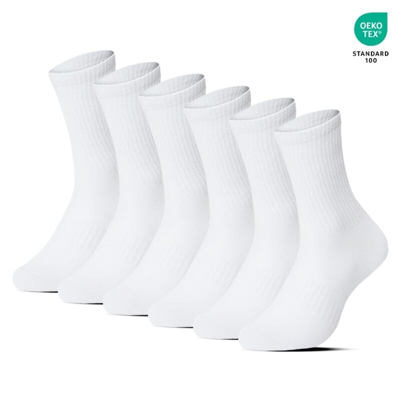 Unisex Premium Cotton Sports Socks 5 pack