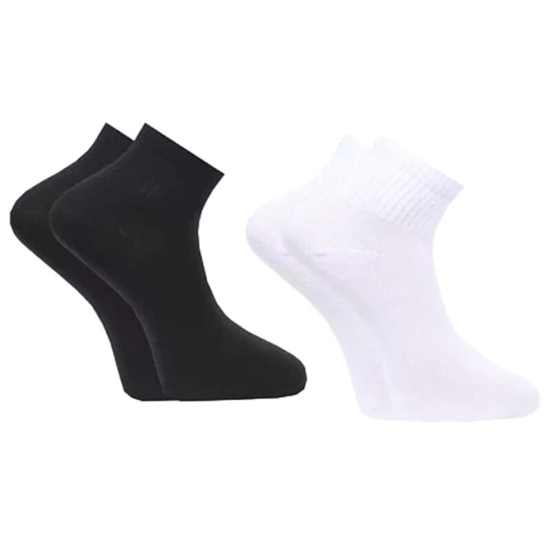 Quarter tennisstrumpor med frottésula 2-pack