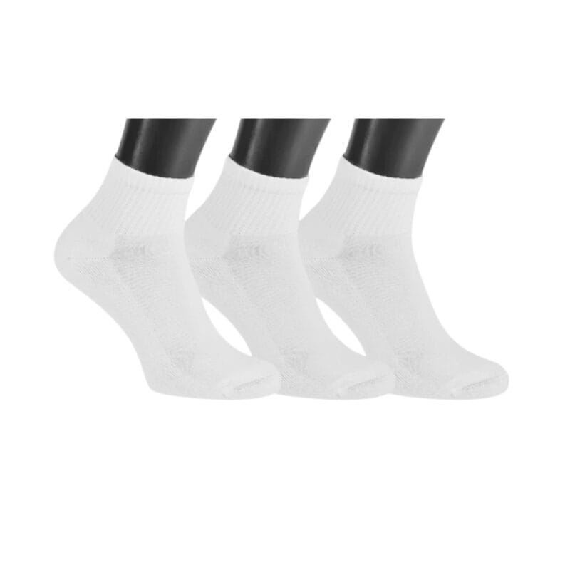 Quarterlängd  Bambustrumpor 3-pack.